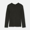 Kvinde AIAYU Toppe | Gentle Cashmere Long Sleeve|Dark Brown