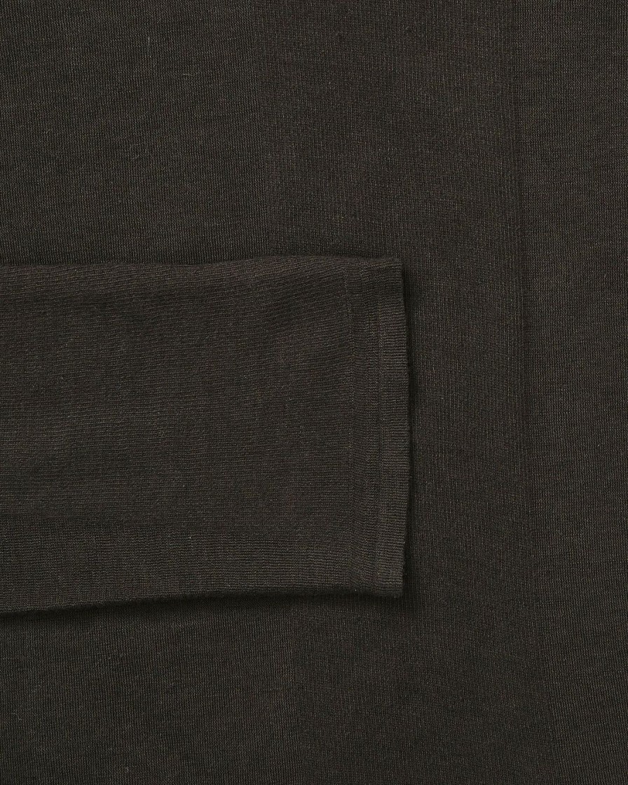 Kvinde AIAYU Toppe | Gentle Cashmere Long Sleeve|Dark Brown