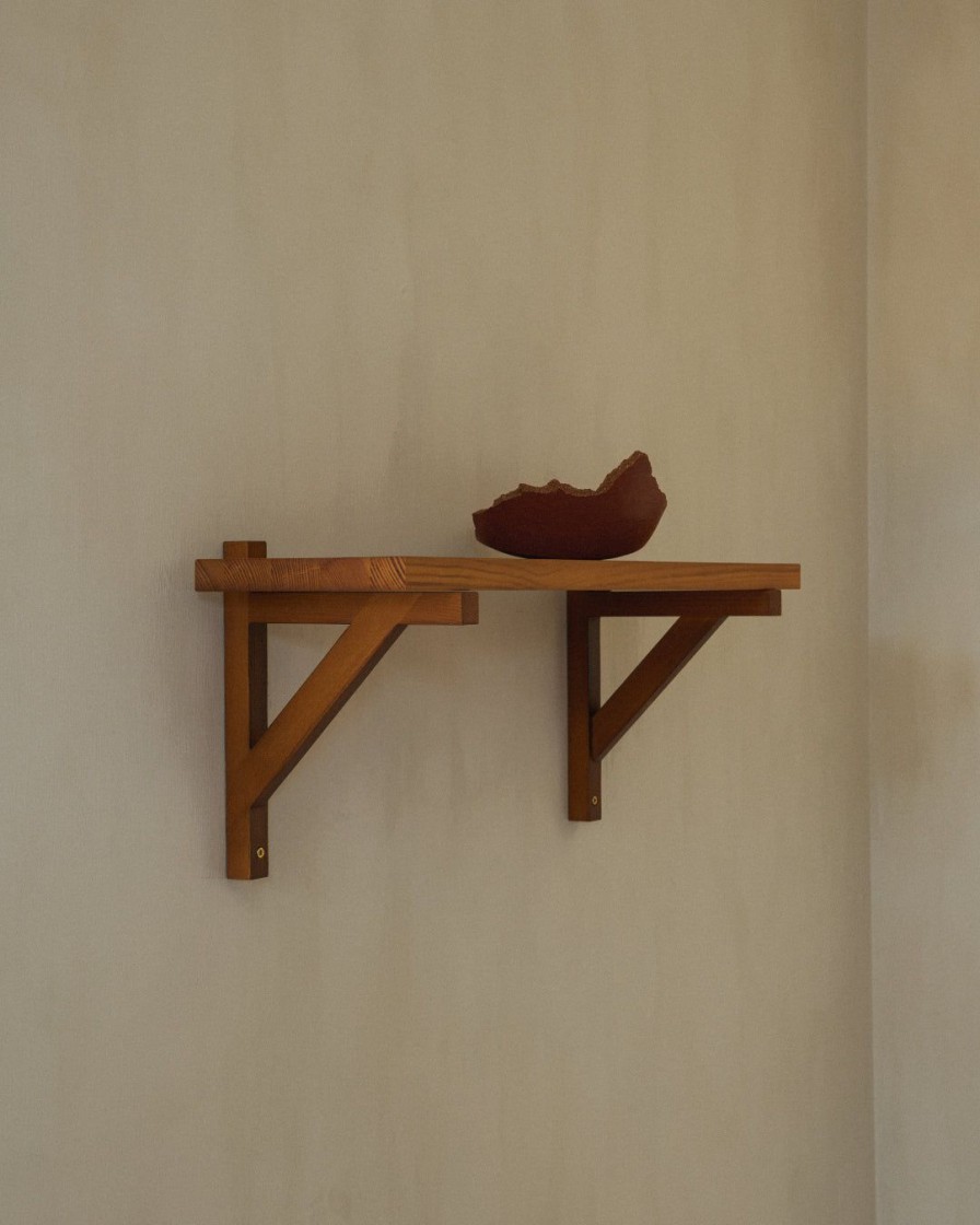 Mobler FRAMA | Bracket Shelf|Warm Brown Pine|Large