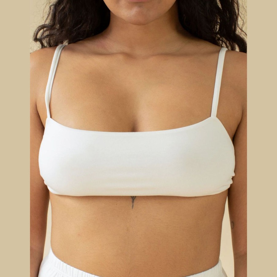 Kvinde HARA The Label Undertoj | Leo High Cut Bra|Ivory