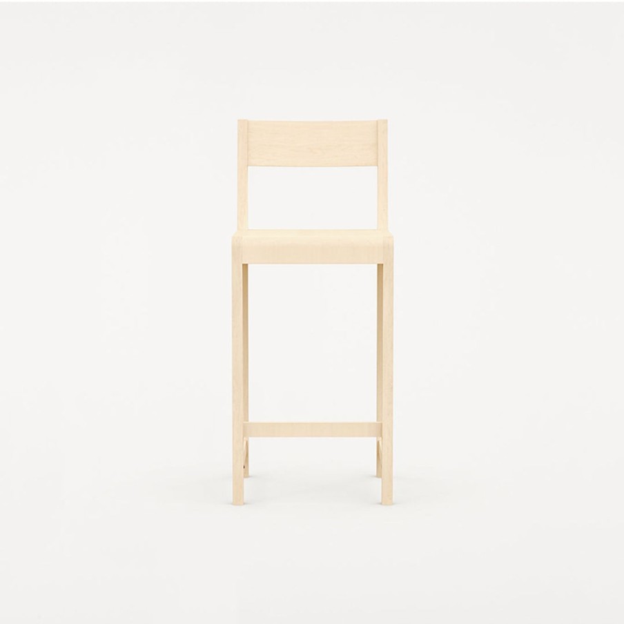 Mobler FRAMA | Bar Chair 01 I Natural Wood|H65