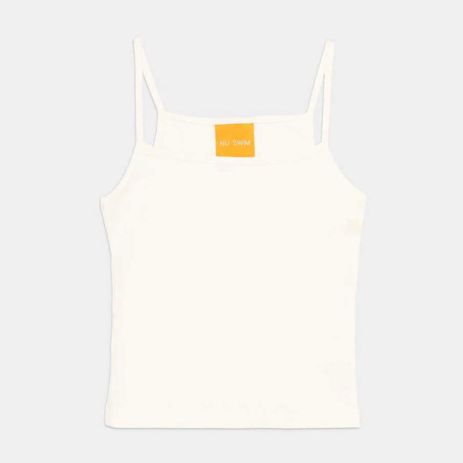Kvinde Nu Swim Toppe | Organic Cotton Ginger Tank|Zinc
