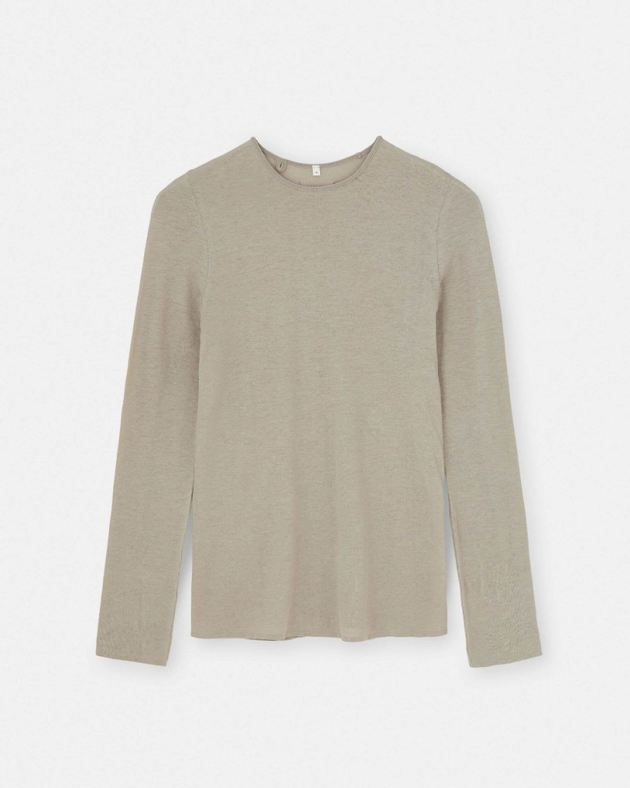 Kvinde AIAYU Toppe | Gentle Cashmere Long Sleeve|Grey