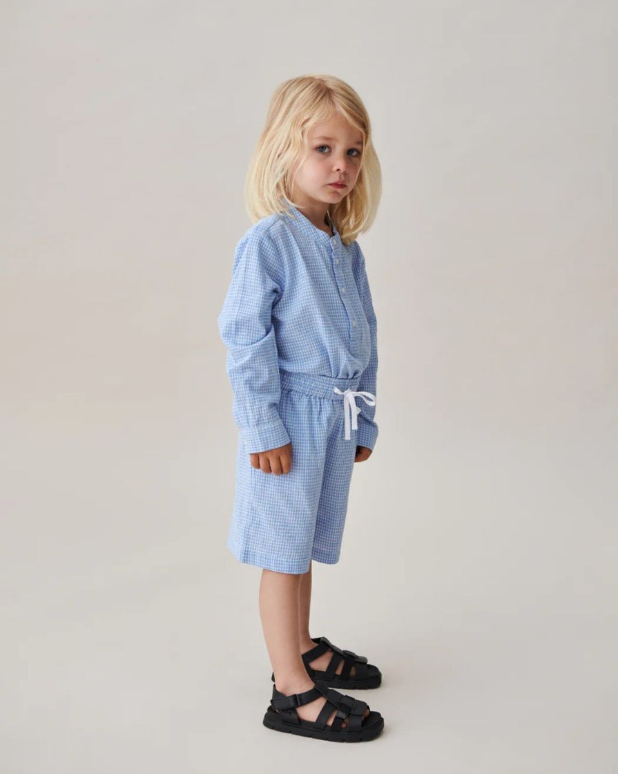 Born Skall Studio Musling Bottoms | Frey Shorts|Musling|Ternet/Lysebla