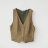 Kvinde AF Agger Toppe | Linen Vest | Loden