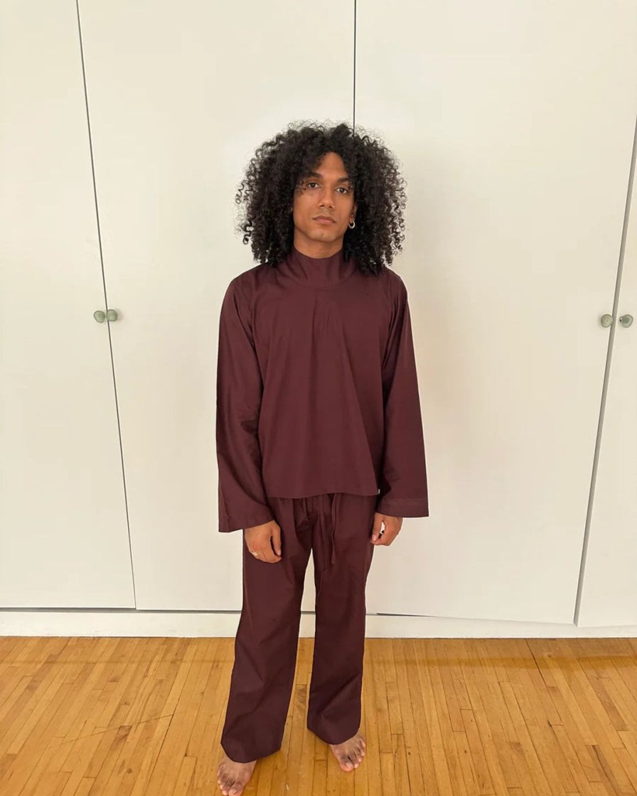 Mand ZN Ali Loungewear | Osman Set|Aubergine