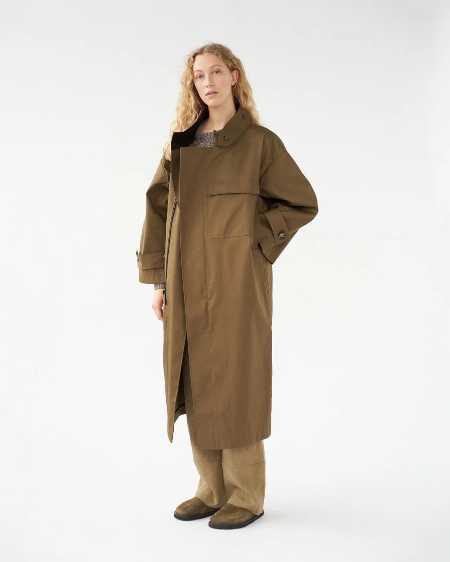 Kvinde AF Agger Overtoj | Water Resistant Coat|Loden