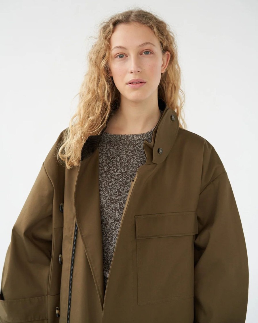 Kvinde AF Agger Overtoj | Water Resistant Coat|Loden