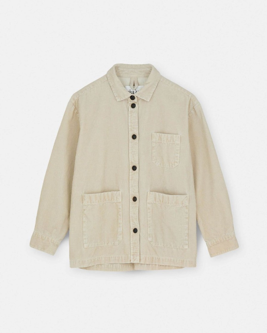 Kvinde AIAYU Toppe | Ashly Shirt Corduroy|Fossil