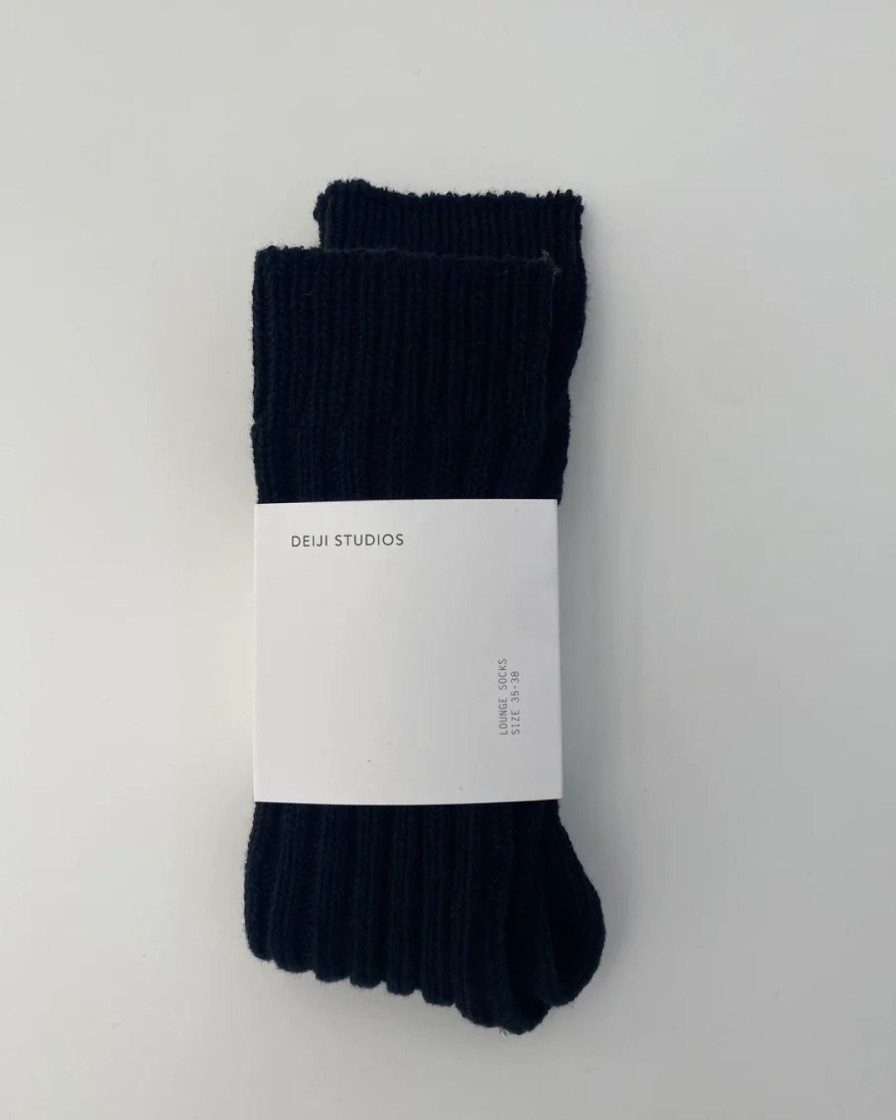 Tilbehor Deiji Studios | The Woven Sock | Black