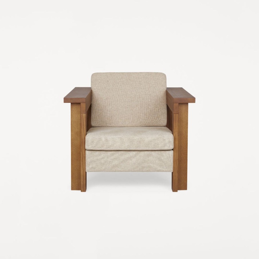 Mobler FRAMA | Symmetry Chair|Ash Wood|Oat Fabric