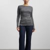 Kvinde Skall Studio Toppe | Edie Blouse|Dark Grey Melange