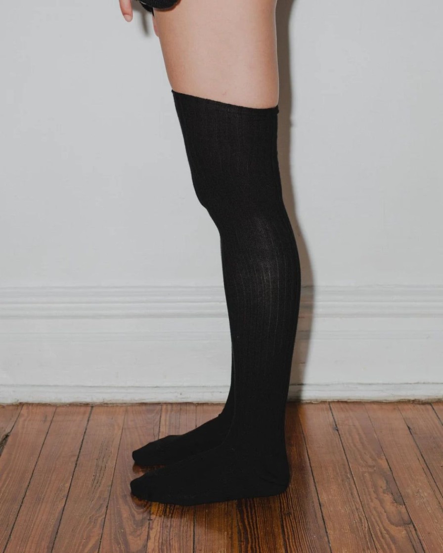 Tilbehor Baserange | Overknee Socks|Black