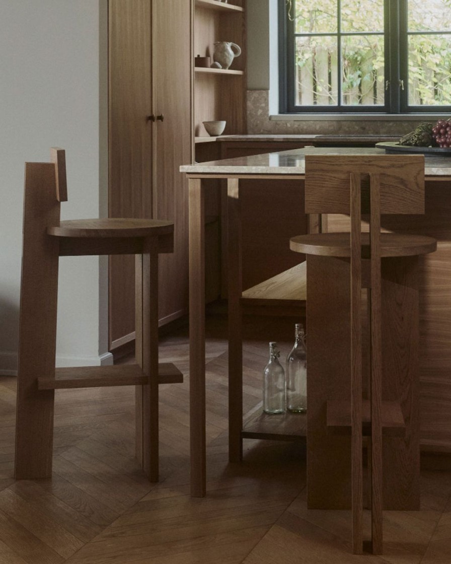 Mobler Fora Projects | Tr Bar Chair|Medium Brown