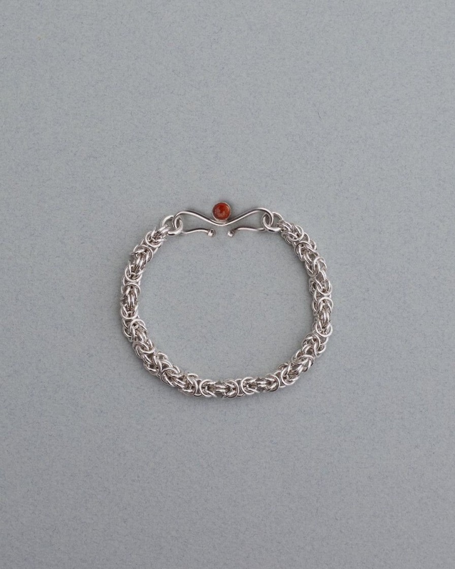Tilbehor Inger Grubbe | Kings Bracelet W. Sunstone|Silver