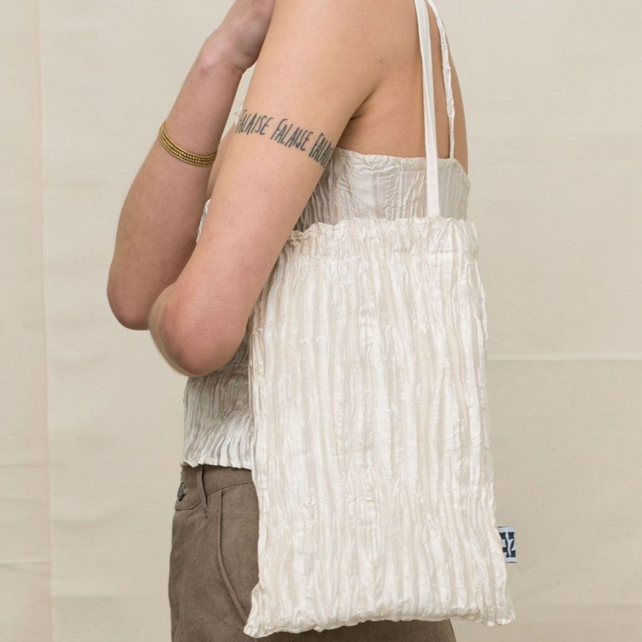 Tilbehor Azur | Plisse Silk Bag|Myrobalan
