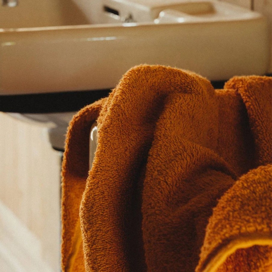 Selvpleje FRAMA | Heavy Towel|Burnt Orange|Hand Towel