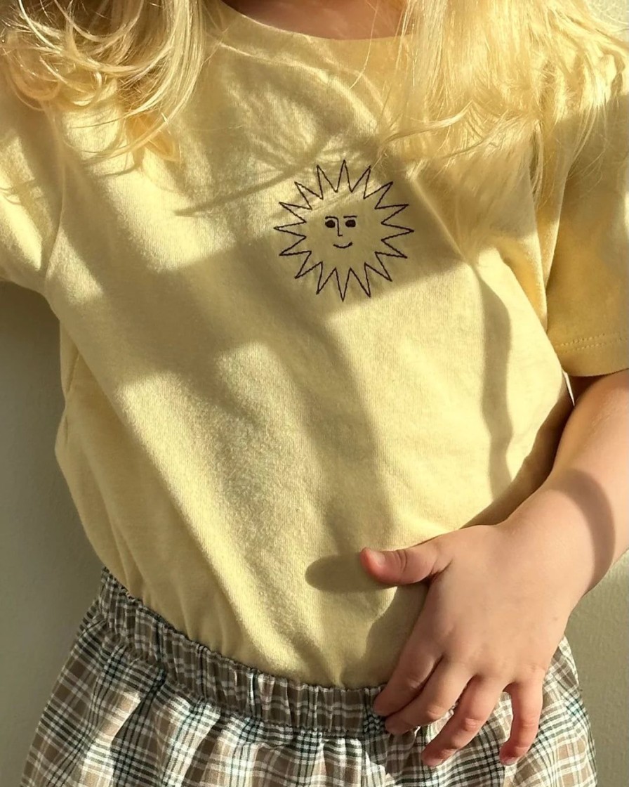 Born Teira 1996 Tops | Kids Tee|Yellow
