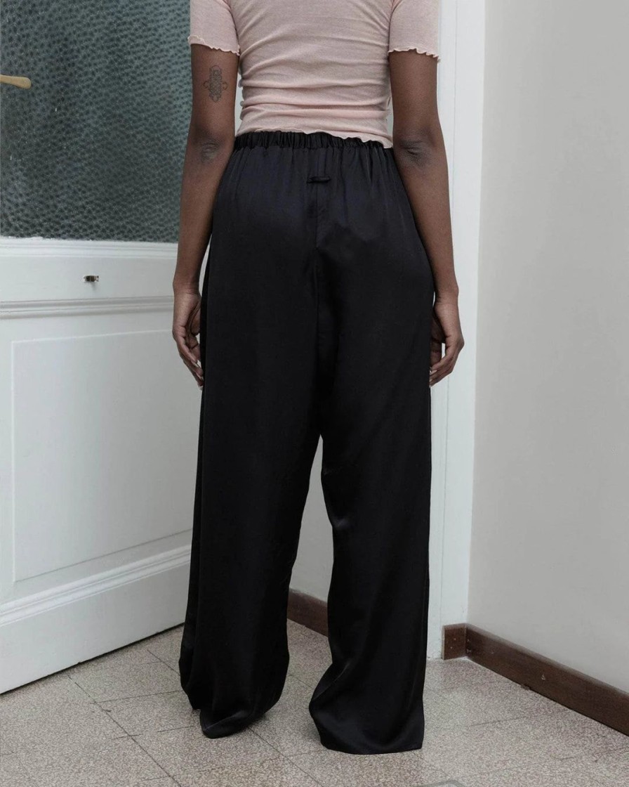 Kvinde Baserange Underdele | Cravat Pants|Black