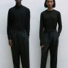 Mand Cordera Bottoms | Tailoring Masculine Pants|Black
