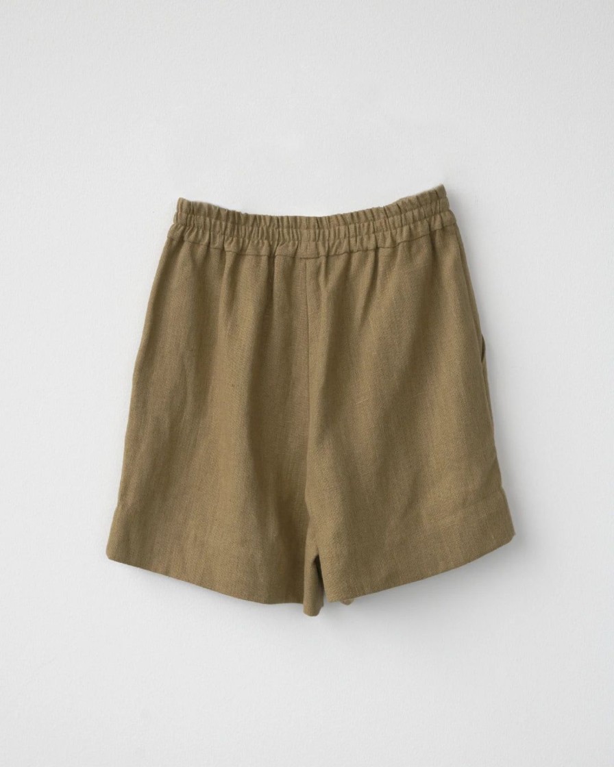 Kvinde AF Agger Underdele | Linen Shorts|Loden