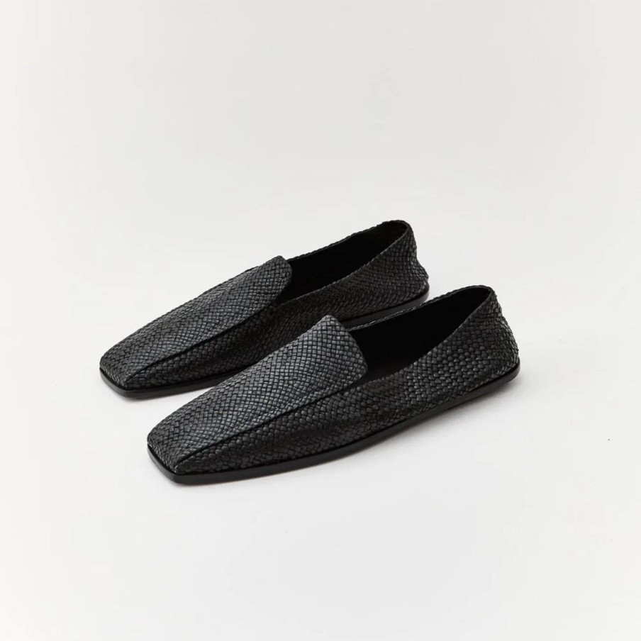 Tilbehor St. Agni | Modernist Woven Loafer|Black