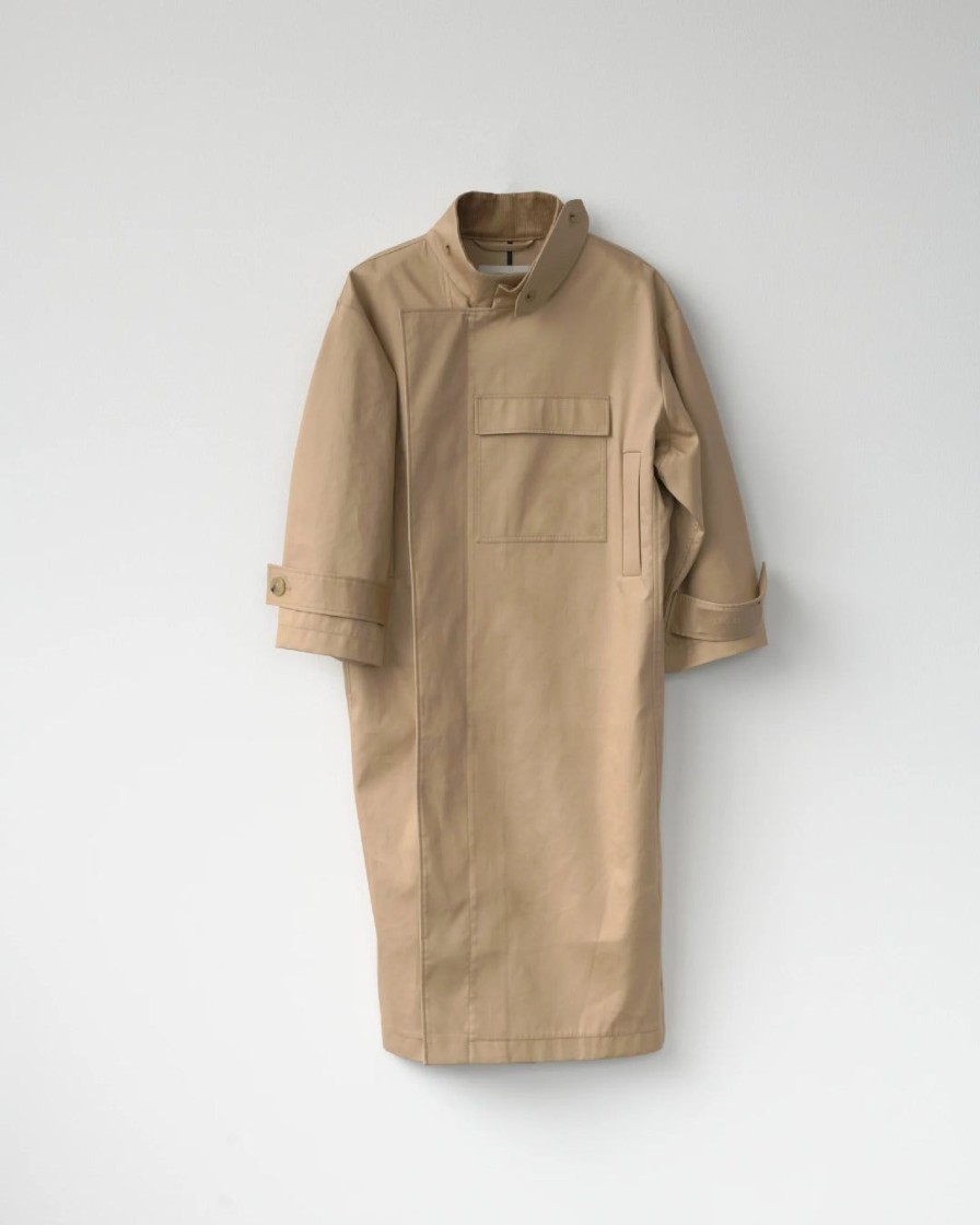 Kvinde AF Agger Overtoj | Water Resistant Coat|Beige