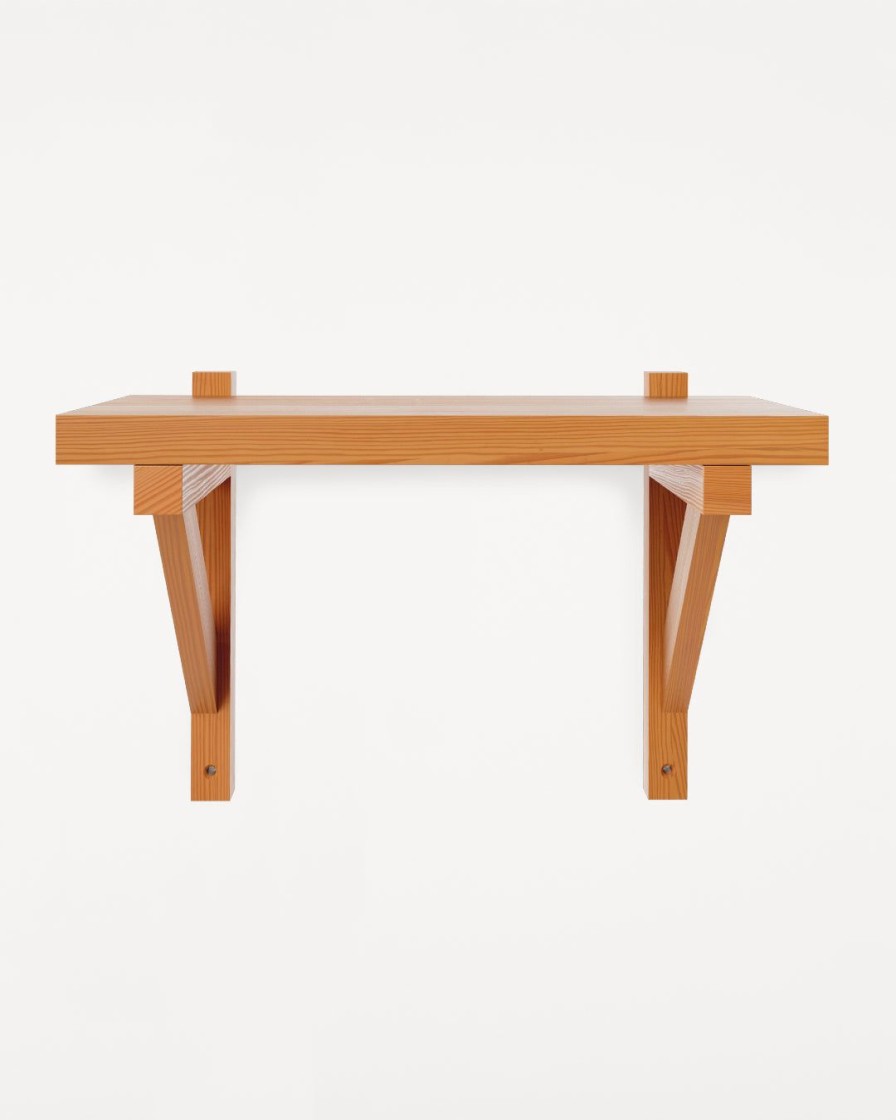 Mobler FRAMA | Bracket Shelf|Warm Brown Pine|Small