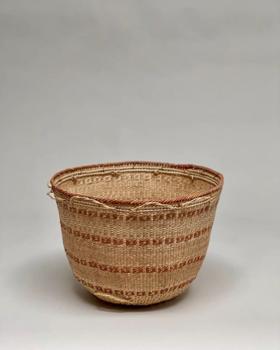 Interior Incausa | Wii Basket By Yanomami | Urucum Stripes