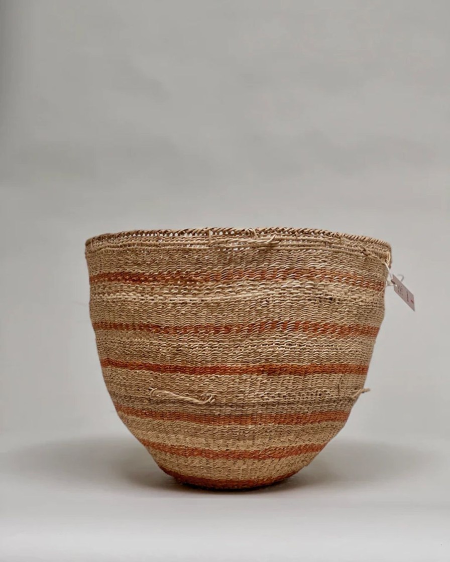 Interior Incausa | Wii Basket By Yanomami | Urucum Stripes