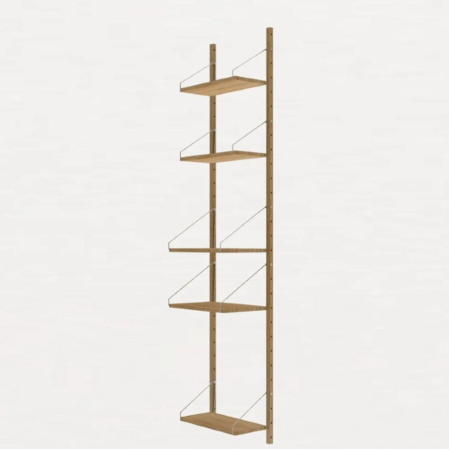 Mobler FRAMA | Shelf Library|Single Section|Natural Oak|H1852 / W40