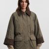 Kvinde Skall Studio Overtoj | Gaby Jacket|Forest Green
