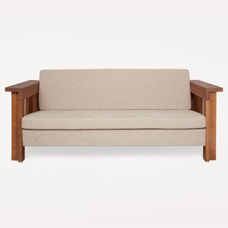 Mobler FRAMA | Symmetry Couch|Ash Wood|Oat Fabric