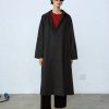 Kvinde Cordera Overtoj | Hooded Trench|Black