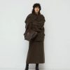Kvinde Birrot Underdele | Knit Skirt|Mocha Brown