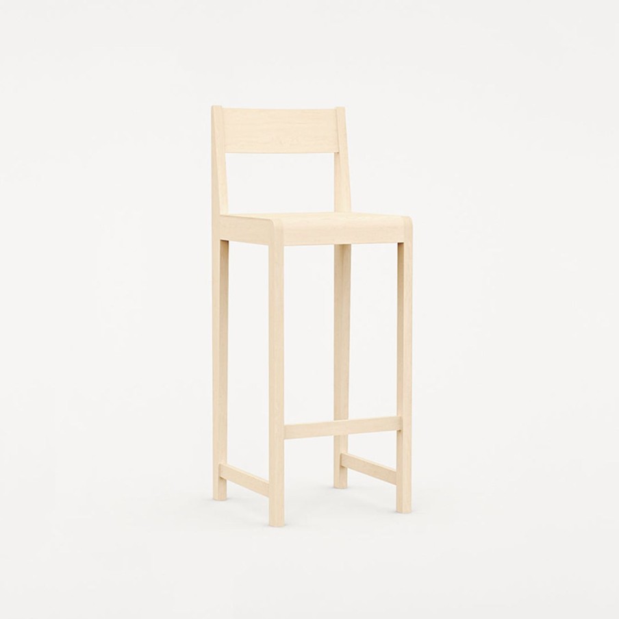 Mobler FRAMA | Bar Chair 01|Natural Wood|H76